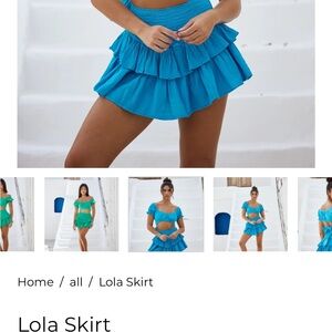 Lola Skirt Women's Blue Skort